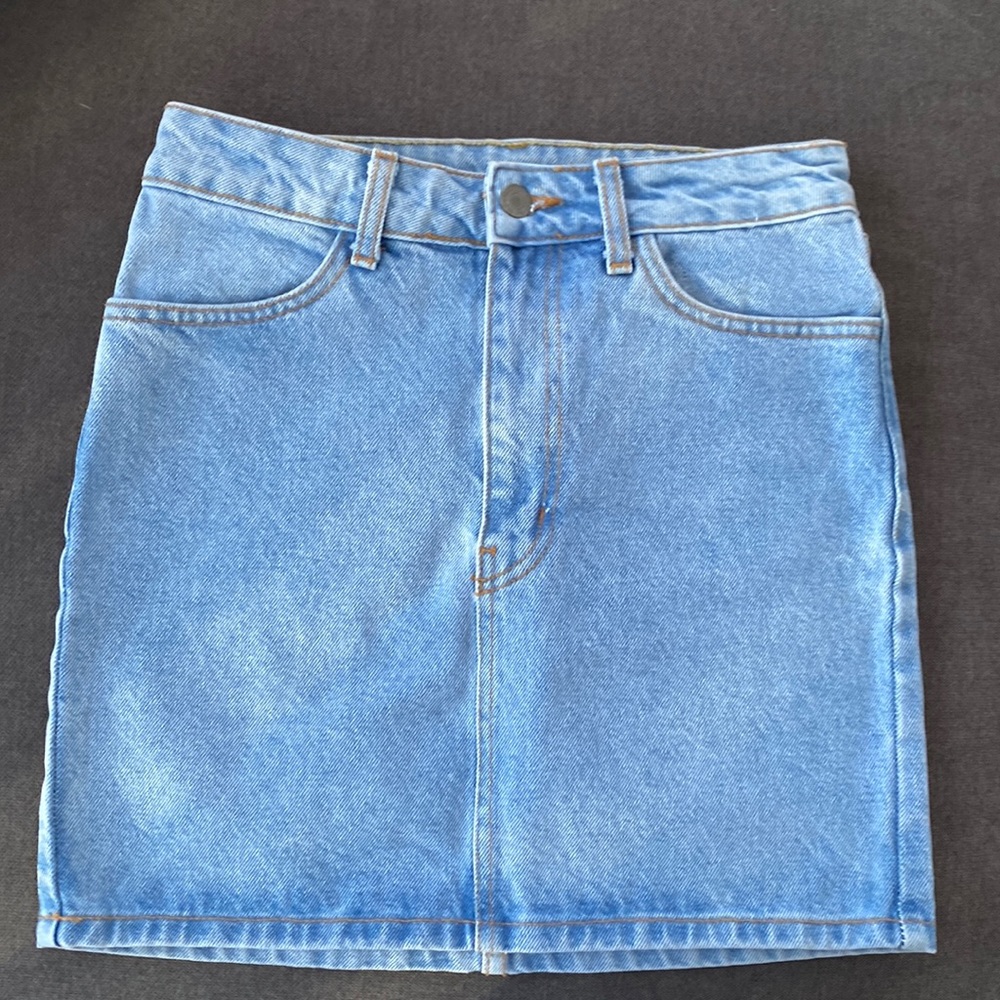 J Gault denim skirt, size small.
